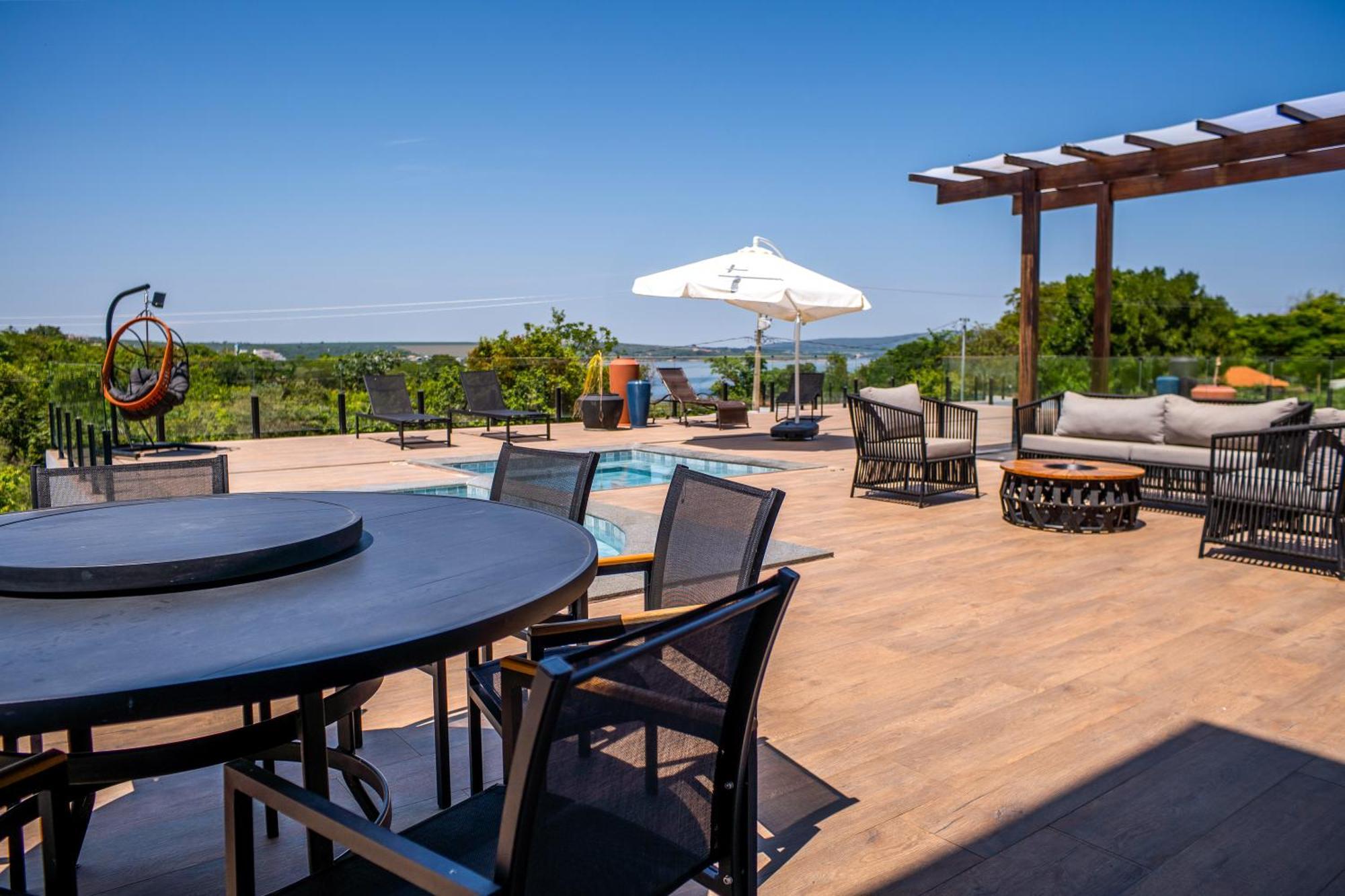 Pousada Com Piscina, Jacuzzi E Com Vista Em Capitolio - Casa Decore Buitenkant foto